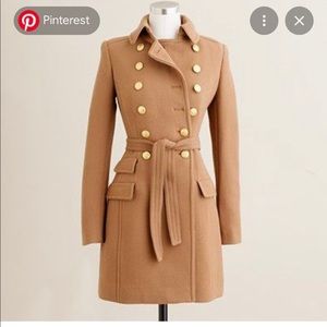 Women’s j crew structured wool coat